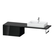 Duravit Meuble sous-vasque L-Cube 72x54,7 cm, blanc brillant, avec 2 tiroirs-1