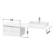 Duravit Meuble sous-vasque L-Cube 72x54,7 cm, noyer naturel, pour console, 2 tiroirs