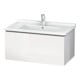 Duravit Meuble sous-vasque L-Cube 82x46,9 cm, blanc œuf, 1 tiroir, suspendu-3