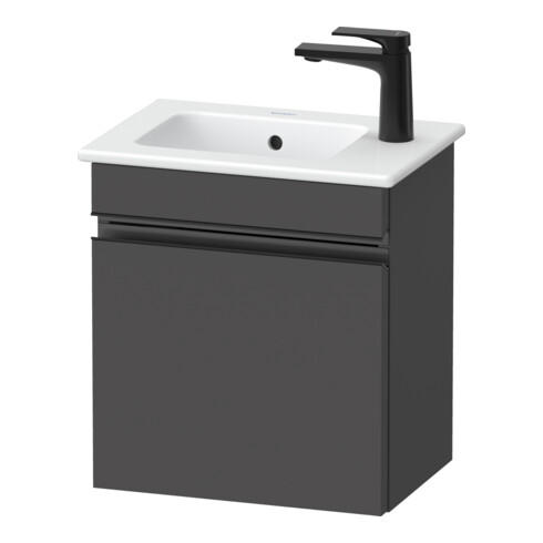Duravit Meuble sous-vasque mural Sivida 40x44,3x28,7 cm, porte, R, graph ma, Gr. sw