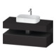 Duravit Meuble sous-vasque Qatego 120x55x60 cm, gris m/Gr m, Pl, niche-1