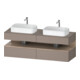 Duravit Meuble sous-vasque Qatego 160x55x60 cm, E Ma/Ba m, Pl, lavabo double face-1