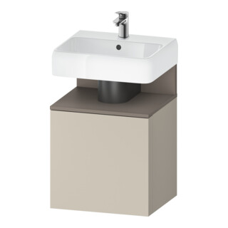 Duravit Meuble sous-vasque Qatego 49x42x64,5 cm, 1 tiroir, tiroir gauche, bas. m/tau mat