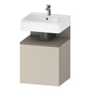 Duravit Meuble sous-vasque Qatego 49x42x64,5 cm, 1 tiroir, tiroir gauche, bas. m/tau mat-1