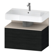 Duravit Meuble sous-vasque Qatego 79x47x59 cm, T avec E s, 1 tiroir, avec niche-1