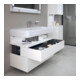 Duravit Meuble sous-vasque Qatego 99x47x59 cm, blanc, 1 porte, avec niche-5
