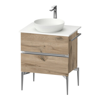 Duravit Meuble sous vasque sur pied Sivida 64,5x54,8x47,5 cm, E Marm, 2 tiroirs, G c