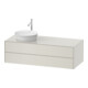 Duravit Meuble sous-vasque White Tulip 130x55 cm, 2 tiroirs, 1 porte, blanc mat-1