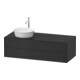 Duravit Meuble sous-vasque White Tulip 130x55 cm, L P, gris m, avec éclairage-1