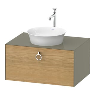 Duravit Meuble sous-vasque White Tulip 40,8x80x55 cm, 1 tiroir, blanc laqué