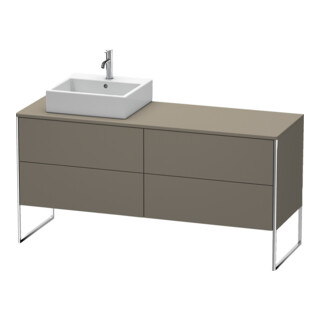 Duravit Meuble sous-vasque XSquare 160x54,8x77,8 cm, 4 tiroirs, st, B l, f G m