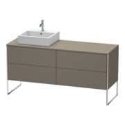 Duravit Meuble sous-vasque XSquare 160x54,8x77,8 cm, 4 tiroirs, st, B l, f G m