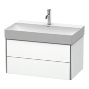 Duravit Meuble sous-vasque XSquare 78,4x46 cm, blanc mat, 2 tiroirs, suspendu-1