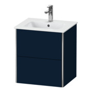 Duravit Meuble sous-vasque XSquare Compact 51x41,8x56 cm, 2 tiroirs, suspendu, bleu mat s-matt