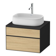 Duravit Meuble sous-vasque Zencha 65x55 cm, 1 tiroir, E naturel/grap m, s. sys-1