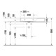 Duravit Meuble vasque asymétrique DuraSquare 80x47 cm, sans trop-plein, avec vidage HLB, cuve à gauche, sans vidage HL, blanc-4