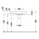Duravit Meuble vasque Com, DuraSquare fermé 60x40 cm, sans trop-plein, avec bonde, sans trou robinet, blanc-4