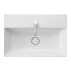 Duravit Meuble vasque Compact DuraSquare 60x40 cm, sans trop-plein, avec vidage, 1 trou de robinet, blanc-1