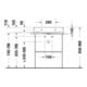 Duravit Meuble vasque Compact DuraSquare 60x40 cm, sans trop-plein, avec vidage, sans trou de robinet, blanc-5