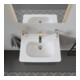 Duravit Meuble vasque D-Code 65x48,5 cm, avec robinetterie, blanc-5