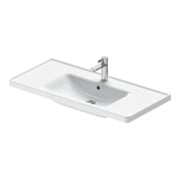Duravit Meuble vasque D-Neo 100,5x48 cm, avec trop-plein, blanc, avec trou robinet