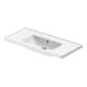 Duravit Meuble vasque D-Neo 100,5x48 cm, sans trop-plein, blanc, avec trou robinet-1