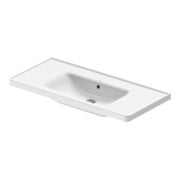 Duravit Meuble vasque D-Neo 100,5x48 cm, sans trop-plein, blanc, avec trou robinet