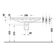 Duravit Meuble vasque D-Neo 100,5x48 cm, sans trop-plein, blanc, avec trou robinet-4