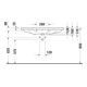 Duravit Meuble vasque D-Neo 100,5x48 cm, sans trop-plein, blanc, avec trou robinet