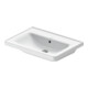 Duravit Meuble vasque D-Neo 65x48 cm, sans robinet, blanc, avec trop-plein, trou robinet-1