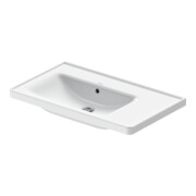 Duravit Meuble vasque D-Neo 80x48 cm, sans trop-plein, blanc, asy, B gauche, avec trop-plein, HLB