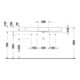 Duravit Meuble vasque DuraSquare 100x47 cm, 2 Trous robinet, sans trop-plein, avec trop-plein, blanc