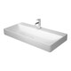 Duravit Meuble vasque DuraSquare 100x47 cm, sans trop-plein, avec trop-plein, 1 trou de robinet, blanc-1