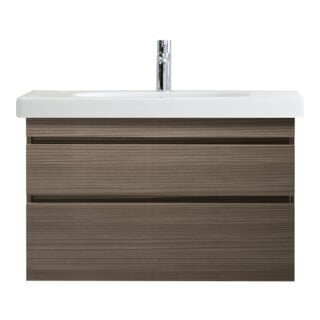 Duravit Meuble vasque DuraStyle 100x48 cm, blanc, m HL, ÜL, plan avec trou robinet