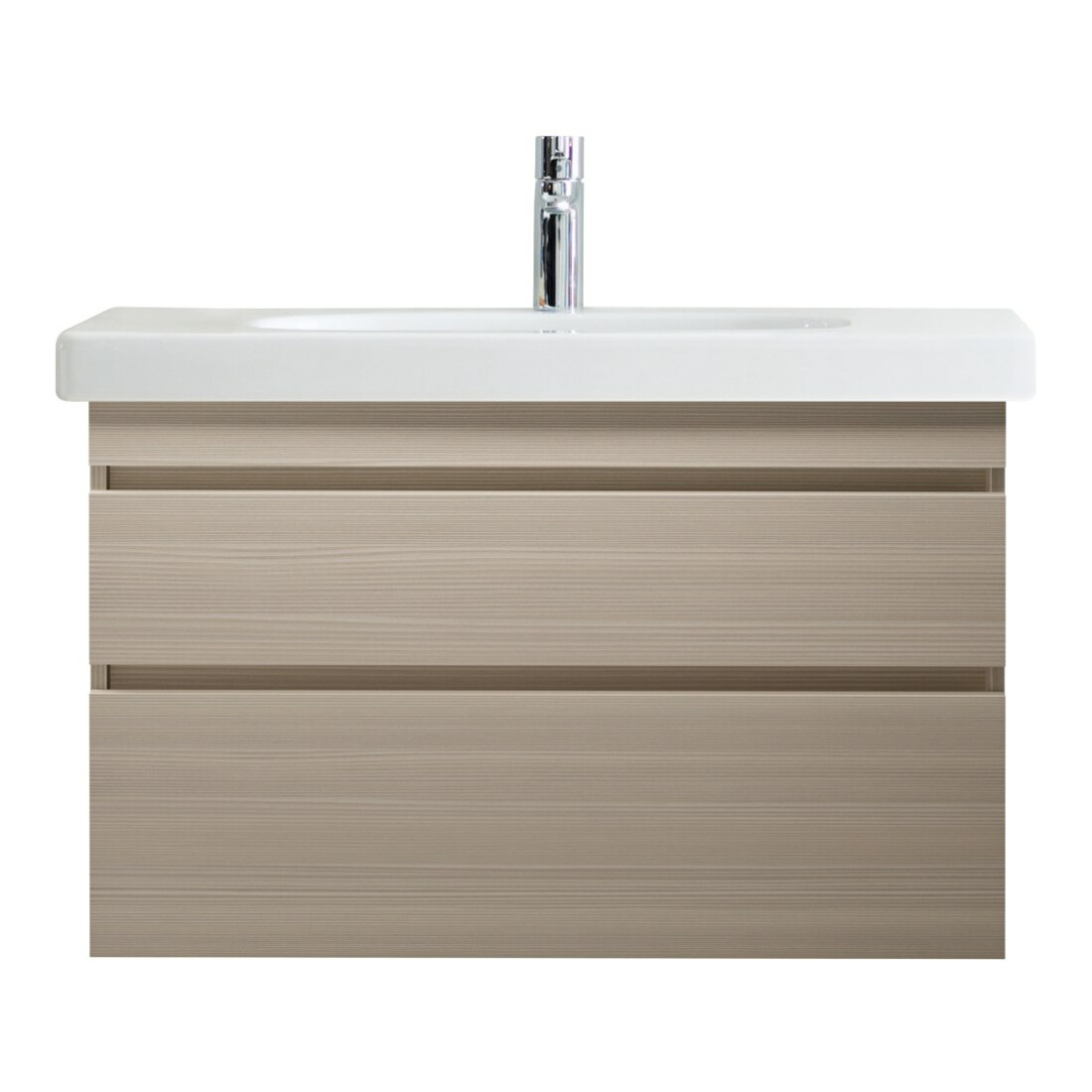 Duravit Meuble vasque DuraStyle 100x48 cm, blanc, m HL, ÜL, plan avec trou robinet