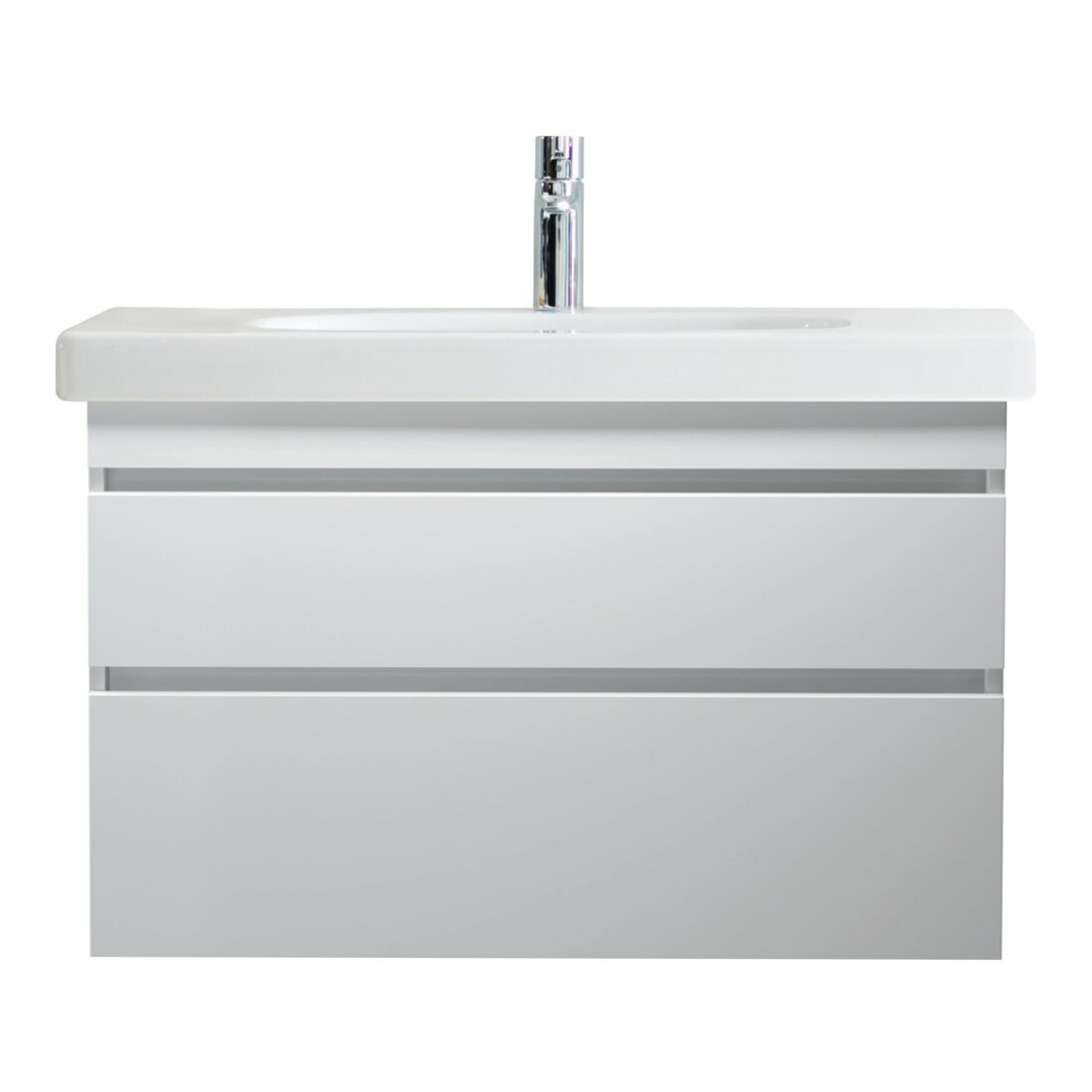 Duravit Meuble vasque DuraStyle 100x48 cm, blanc, m HL, ÜL, plan avec trou robinet