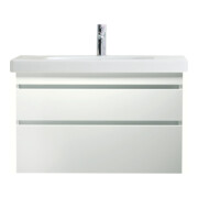 Duravit Meuble vasque DuraStyle 100x48 cm, blanc, m HL, ÜL, plan avec trou robinet-4