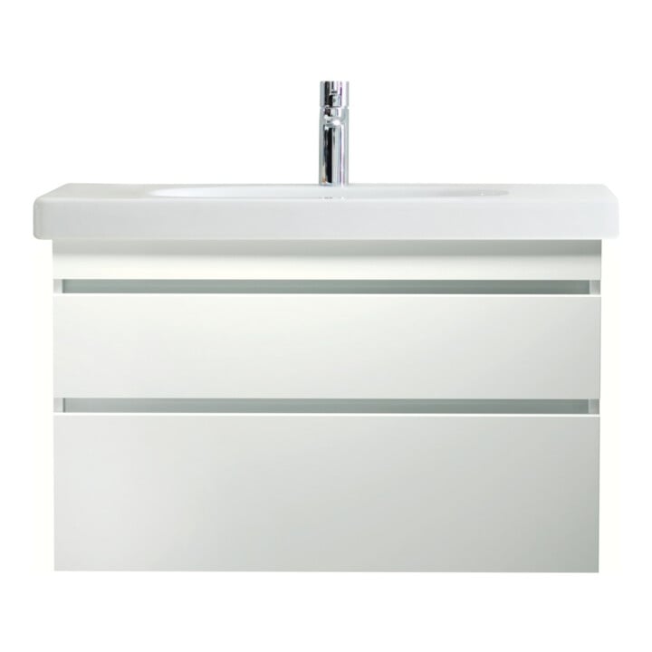 Duravit Meuble vasque DuraStyle 100x48 cm, blanc, m HL, ÜL, plan avec trou robinet