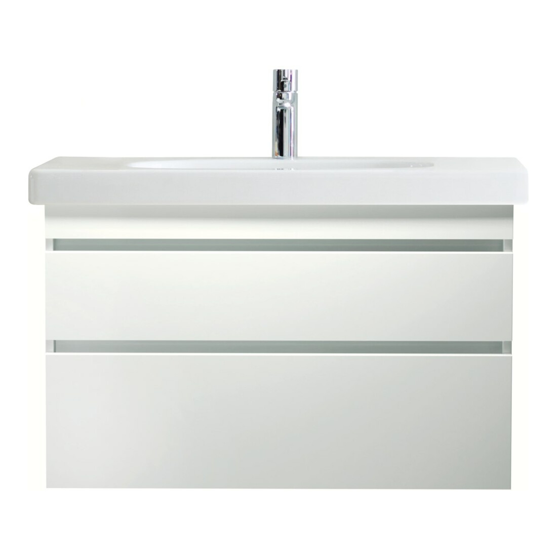 Duravit Meuble vasque DuraStyle 100x48 cm, blanc, m HL, ÜL, plan avec trou robinet