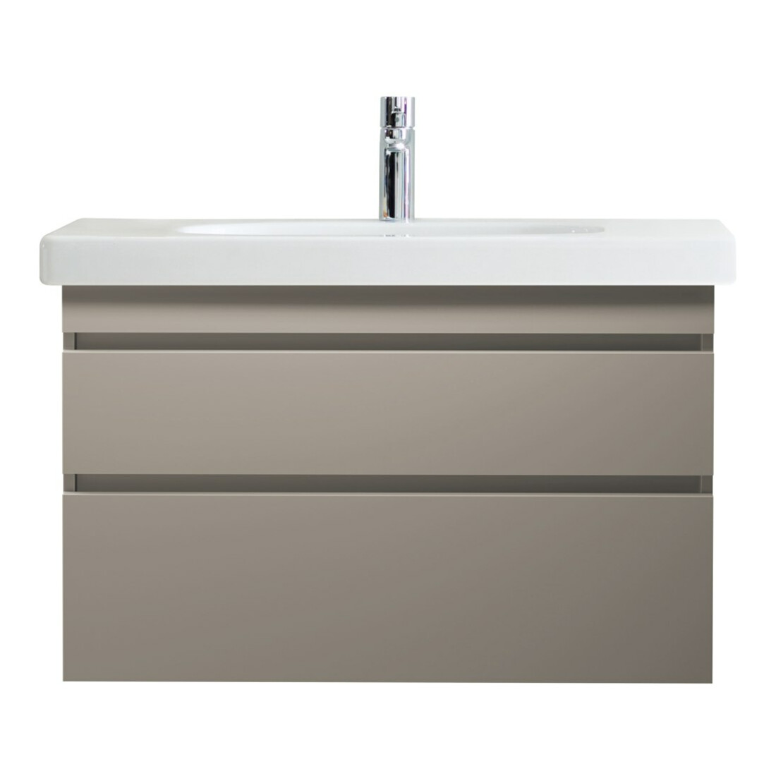 Duravit Meuble vasque DuraStyle 100x48 cm, blanc, m HL, ÜL, plan avec trou robinet