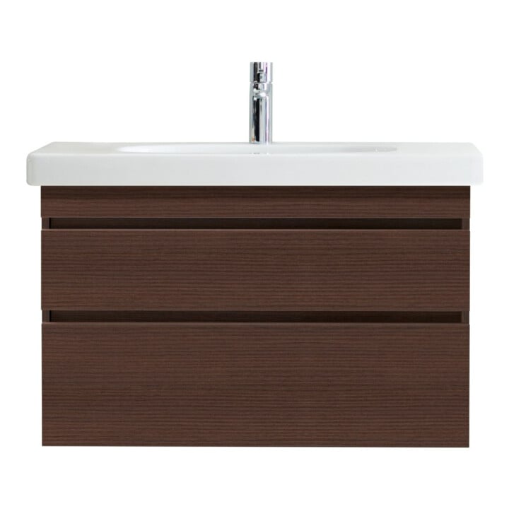 Duravit Meuble vasque DuraStyle 100x48 cm, blanc, m HL, ÜL, plan avec trou robinet