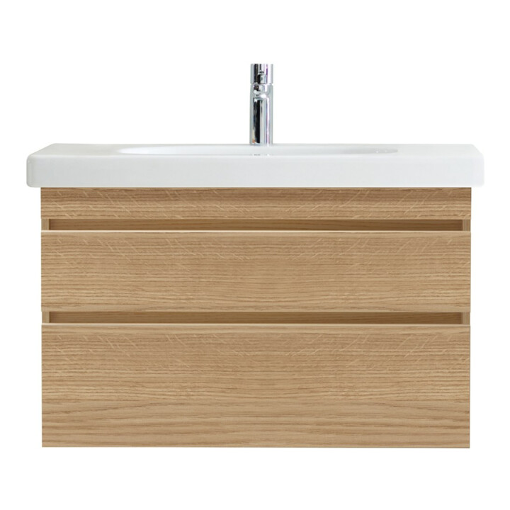 Duravit Meuble vasque DuraStyle 100x48 cm, blanc, m HL, ÜL, plan avec trou robinet