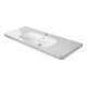 Duravit Meuble vasque DuraStyle 120x48cm, blanc, m HL, ÜL, plan robinetterie-2