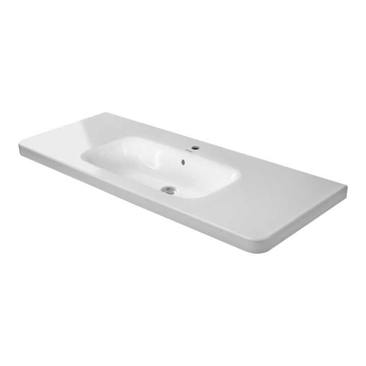 Duravit Meuble vasque DuraStyle 120x48cm, blanc, m HL, ÜL, plan robinetterie