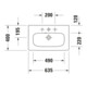 Duravit Meuble vasque DuraStyle Compact 63,5x40 cm, blanc, m HL, ÜL, plan robinetterie