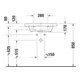 Duravit Meuble vasque DuraStyle Compact 63,5x40 cm, blanc, m HL, ÜL, plan robinetterie