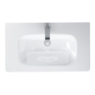 Duravit Meuble vasque DuraStyle Compact 78,5x40 cm, blanc, m HL, ÜL, plan robinetterie