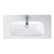 Duravit Meuble vasque DuraStyle Compact 78,5x40 cm, blanc, m HL, ÜL, plan robinetterie-3
