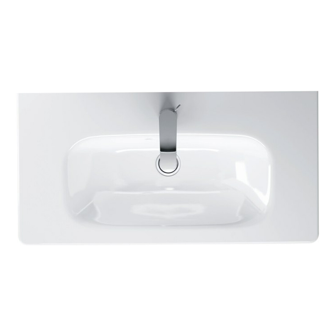 Duravit Meuble vasque DuraStyle Compact 78,5x40 cm, blanc mat, avec trou robinet, plan vasque