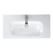 Duravit Meuble vasque DuraStyle Compact 78,5x40 cm, blanc mat, avec trou robinet, plan vasque-4